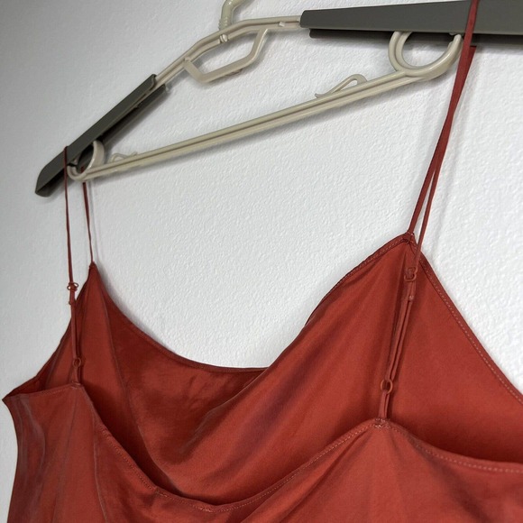 J. Crew Wildfire Red Gwen Sleeveless Cupro Slip Dress Plus Size 18 NWT BI679 - Picture 12 of 13